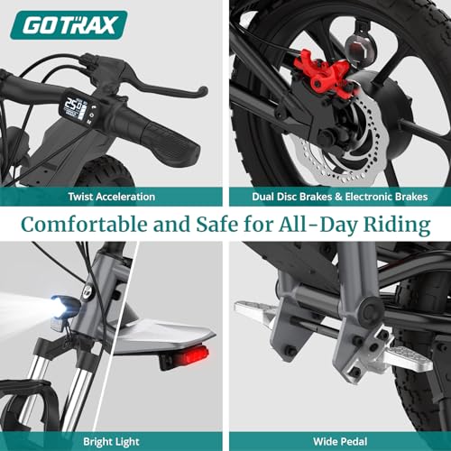 Black 16" Electric Dirt Bike N857272