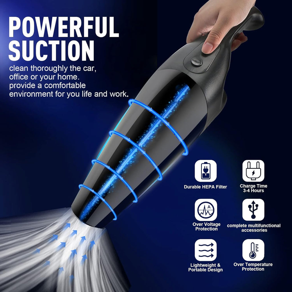 7500Pa Portable Handheld Car Vacuum T3158
