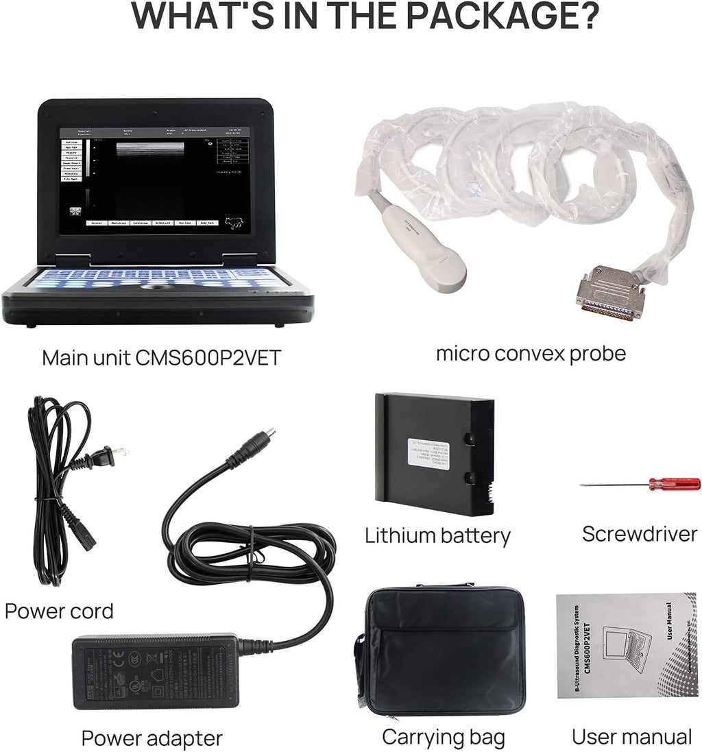 Portable Veterinary Ultrasound Scanner C435
