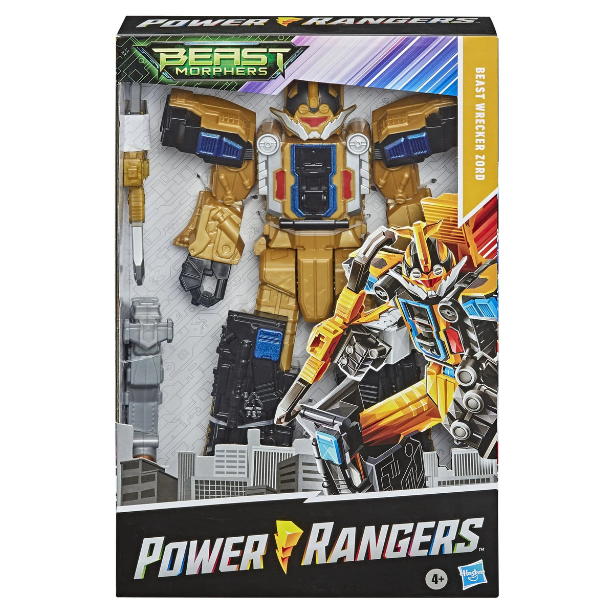 12" Power Rangers Wrecker Zord Kids Toy Action Figure Y25530