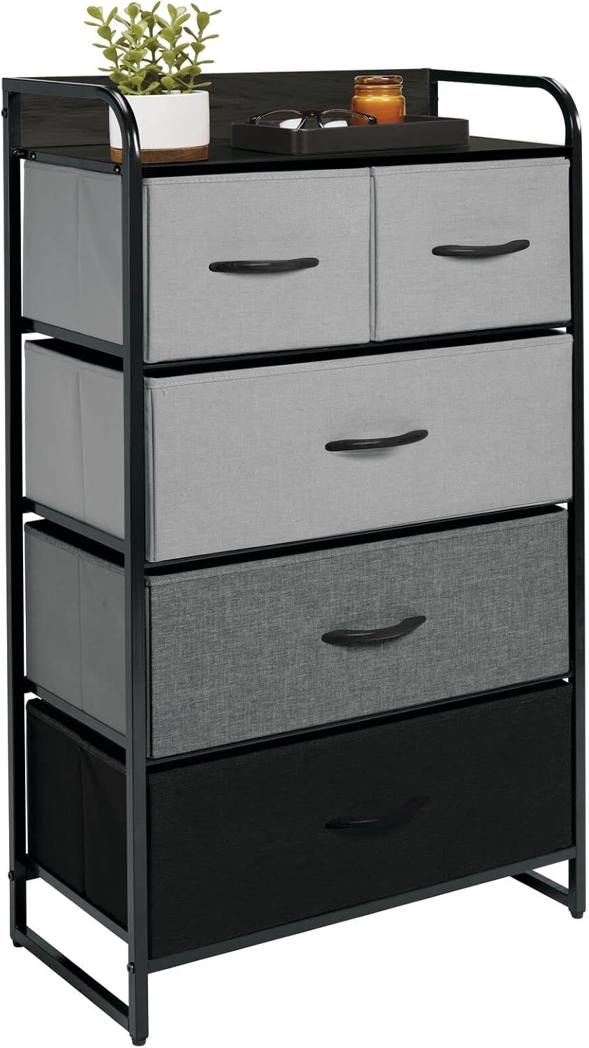 Tall 5 Removable Drawers Dresser Storage Chest L308