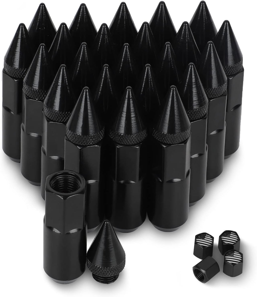 24 PCS Steel Spiked Lug Nuts (Neo Chrome) U938368