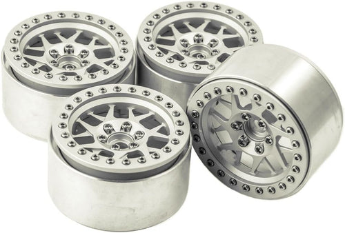 2.2 inches RC Beadlock Wheels Pack of 4 Black B831