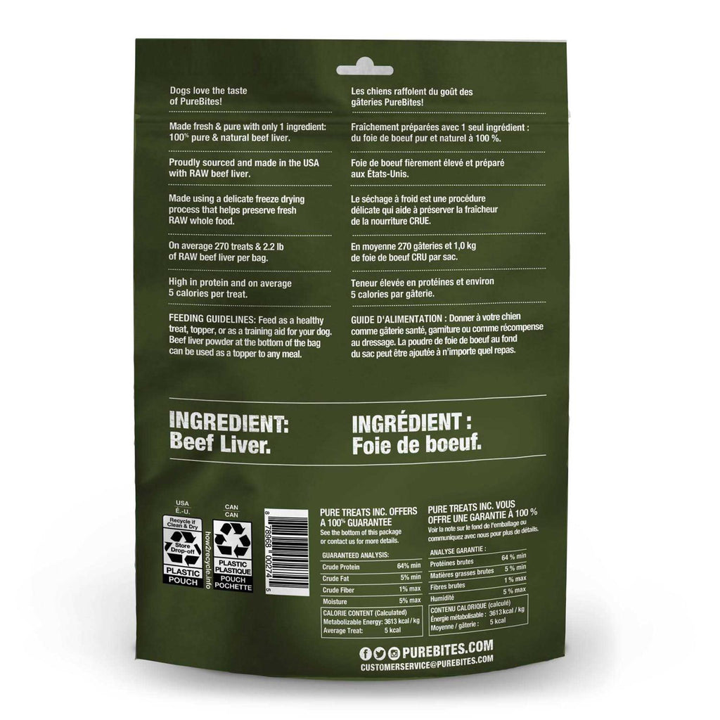 Freeze Dried Beef Liver Dog Treats A786