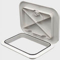 14.75 x 10.6 Inch White ABS Boat Access Hatch Q727499