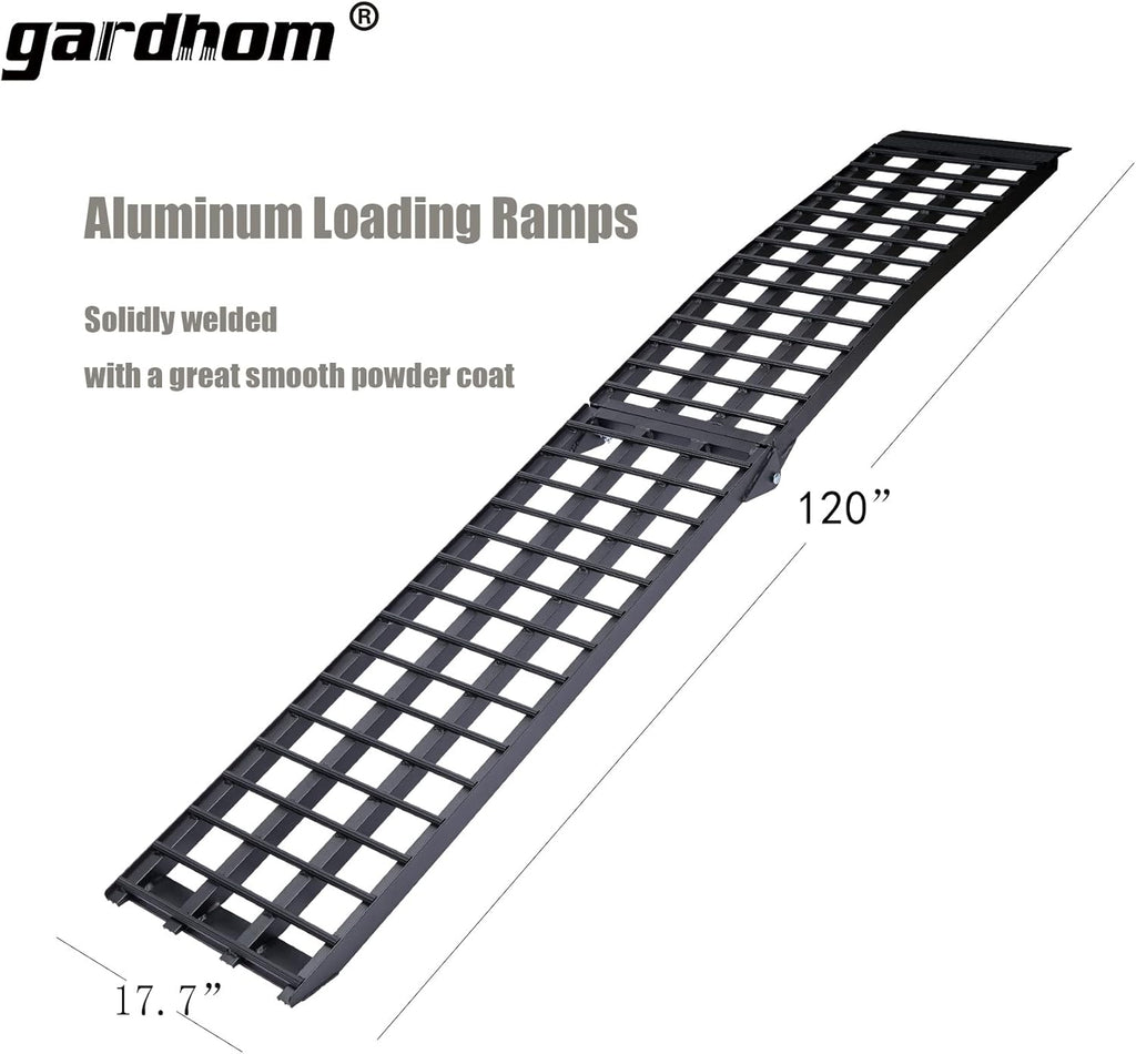 1500 lbs Capacity Portable Aluminum Folding Loading Ramp O4784