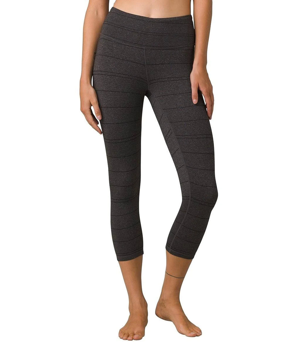 Charcoal Stripe Capri B948690