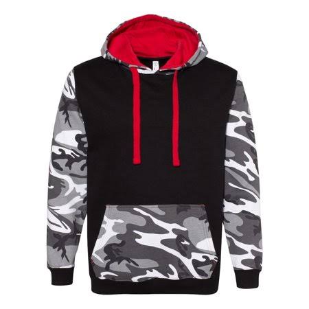 Black Camo Hooded Sweatshirt N50811