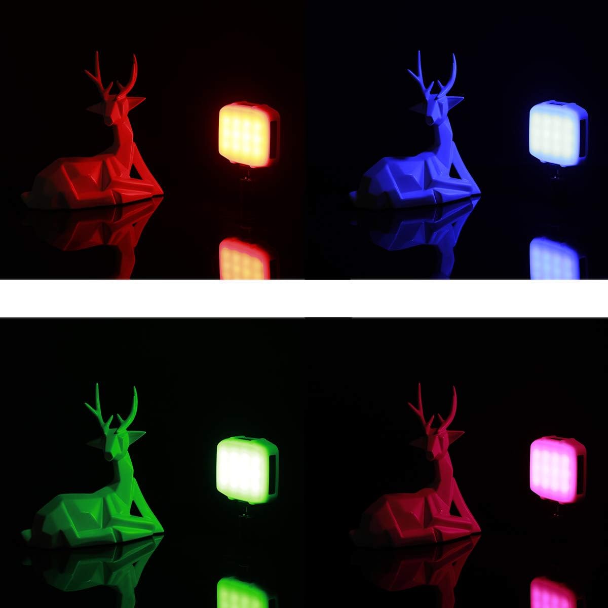 5W RGB Pocket On Camera Light with Color Temperature 2500-9000K E599369