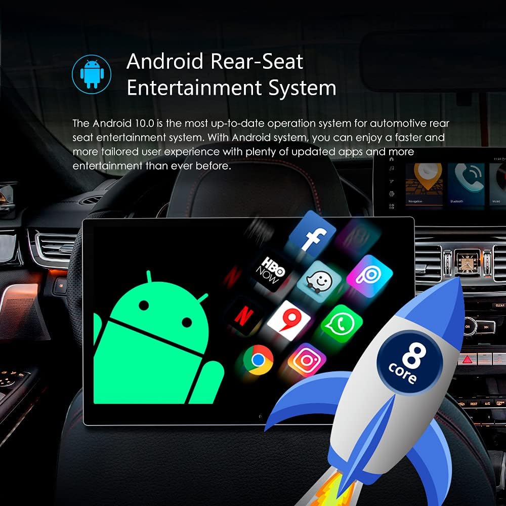 12.5 Inch Android Car Headrest Touch Screen Portable Video Player L708809