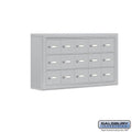 15 A Door Cell Phone Storage Locker, Aluminum, Surface Mounted I78851