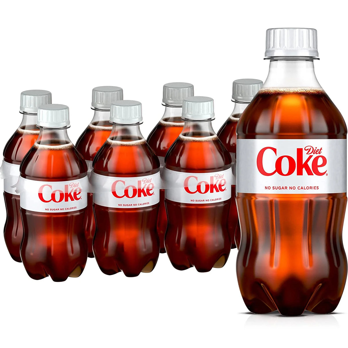 Diet Soda Pop, 12 Fl Oz, 8 Pack Bottles P3836
