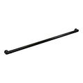 Satin Black Handrail Section with Return B630903