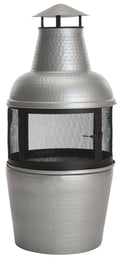 Silver Black Chiminea J10285