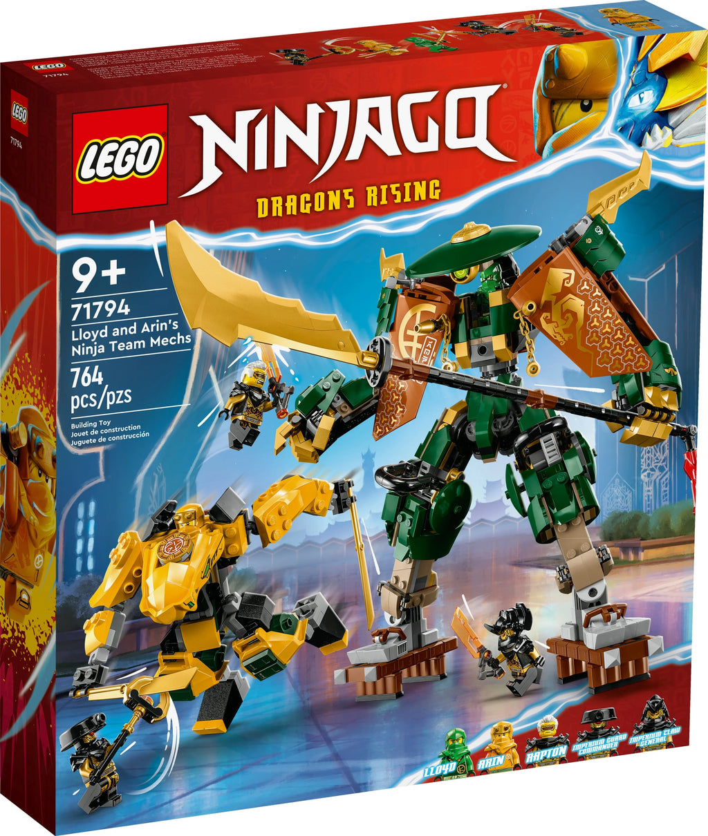 Building Toy Set with 2 Battle Mechs and 5 Minifigures M358
