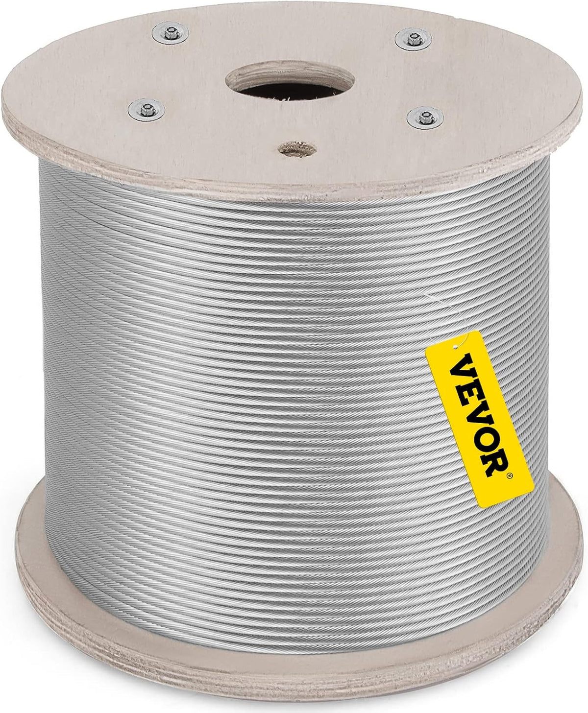 304 Stainless Steel Cable 1/4 Inch 7 X 19 Steel Wire Rope 200Feet M5616
