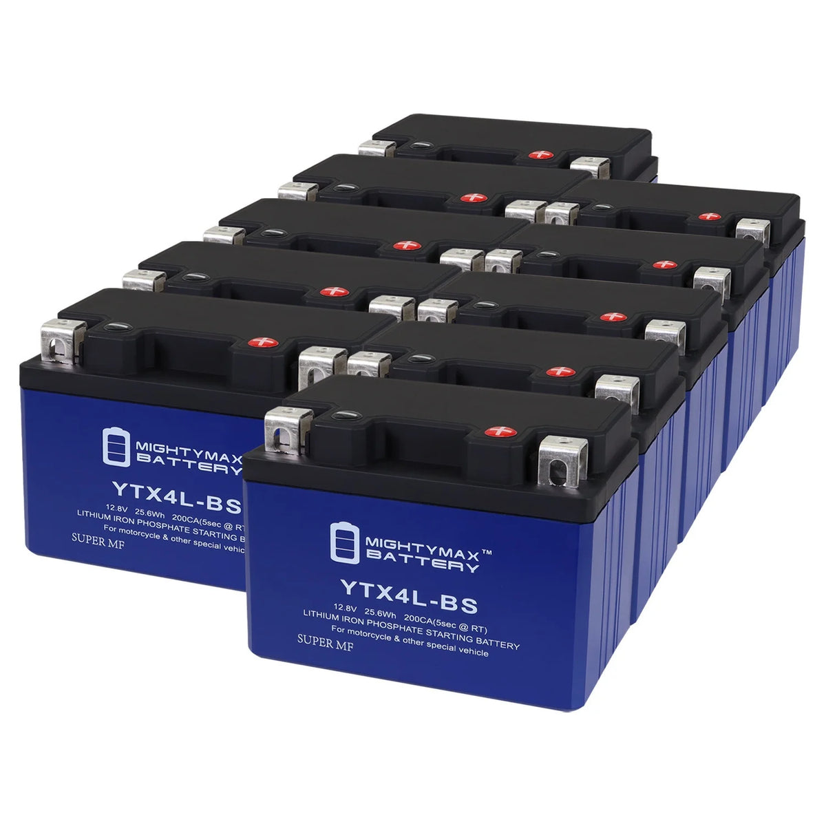 YTX4L-BS Lithium Replacement Battery 10 Pack A505847