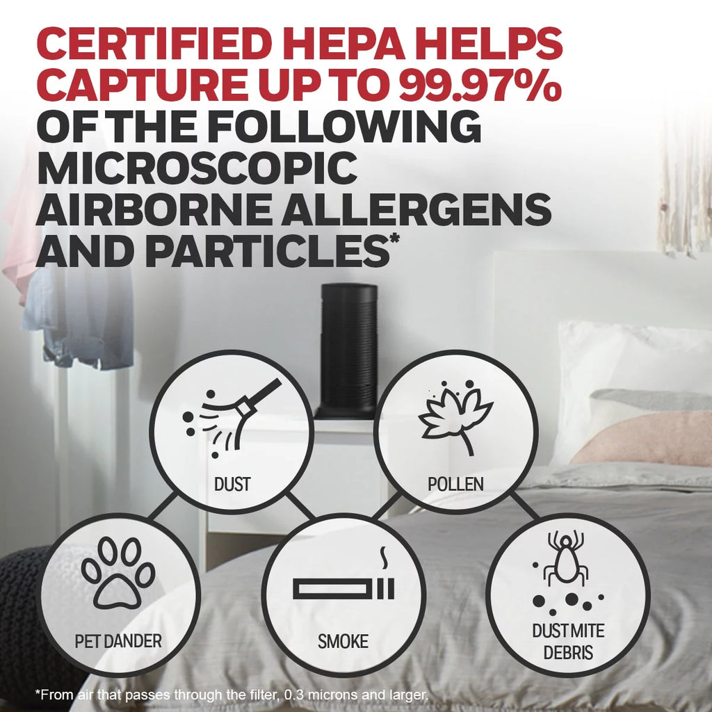 Air Purifier HEPA Filter 75 sq ft A736