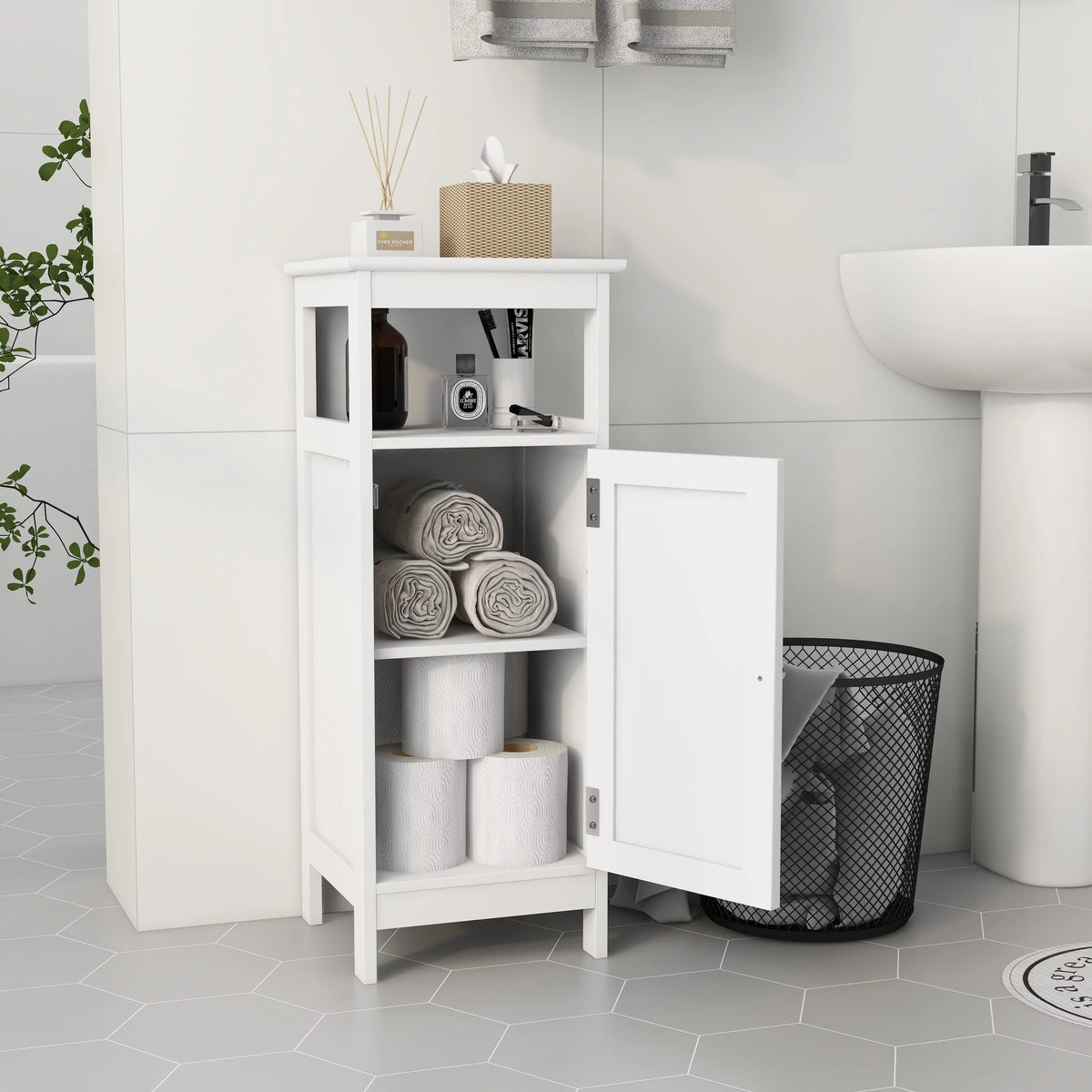 Bathroom Single Door Cabinet J608