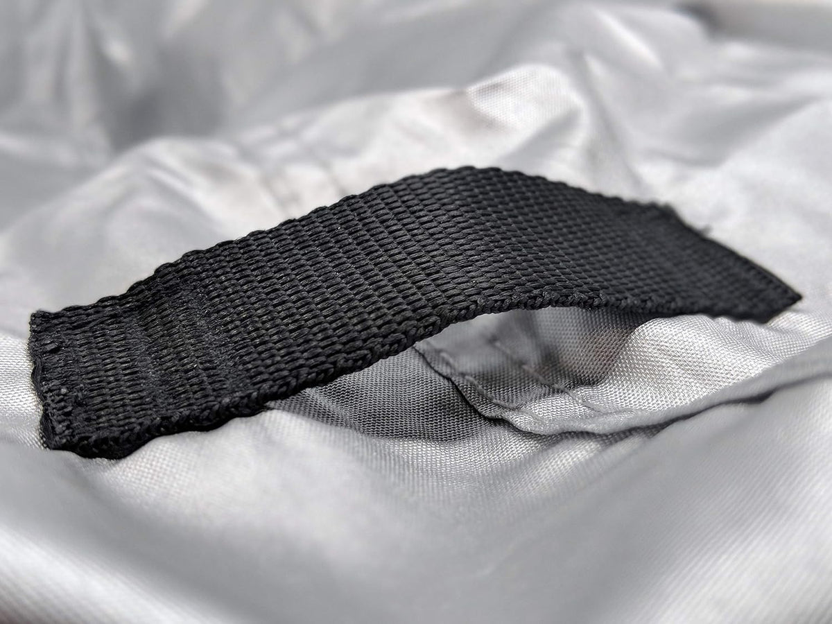 Weatherproof RV Cover for Class A RV 37' - 40' Long with Fleece Lining, Cable Lock, Storage Bag & Wind Straps Q726987