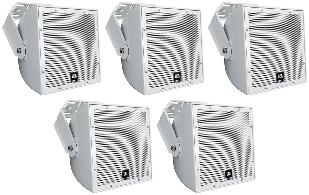 8" White Indoor/Outdoor Surface Mount Speakers Q960823
