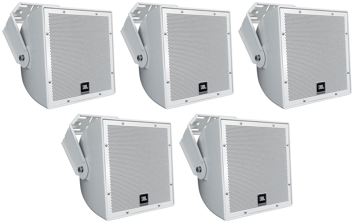 8" White Indoor/Outdoor Surface Mount Speakers Q960823