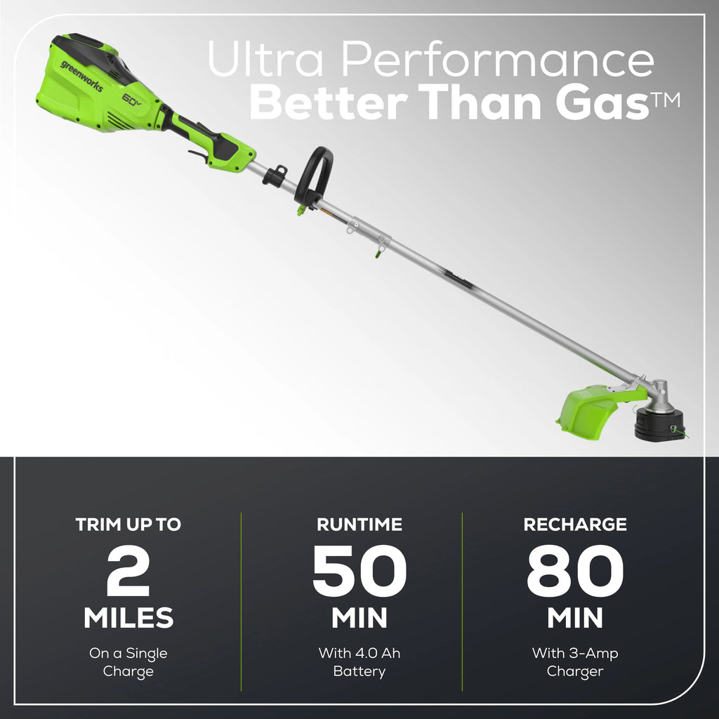 60V 16 String Trimmer with 4.0 Ah Battery & 3 Amp Charger O667946
