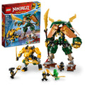 Building Toy Set with 2 Battle Mechs and 5 Minifigures M358