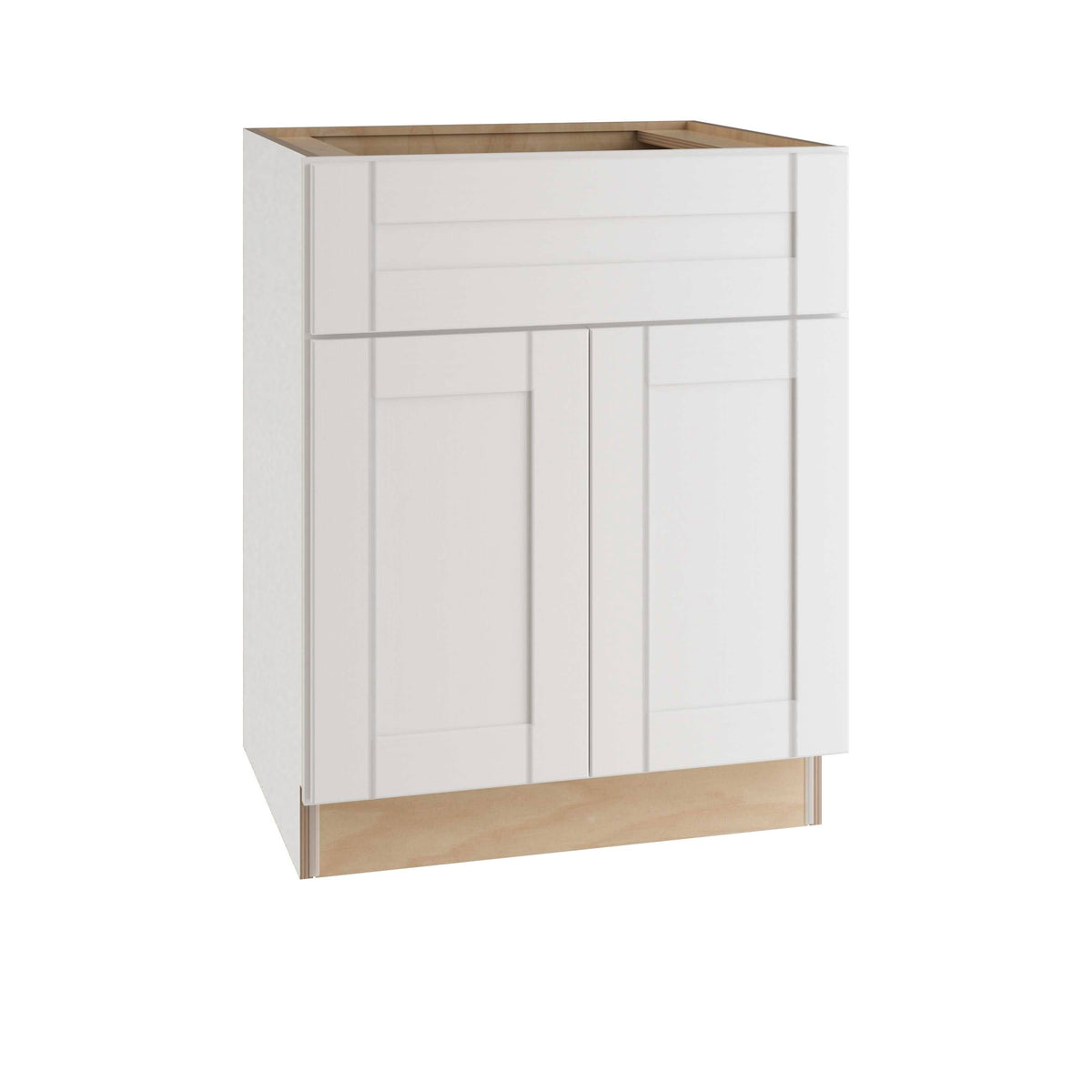Vesper White Shaker Assembled Plywood Base Kitchen Cabinet with Soft Close C14868