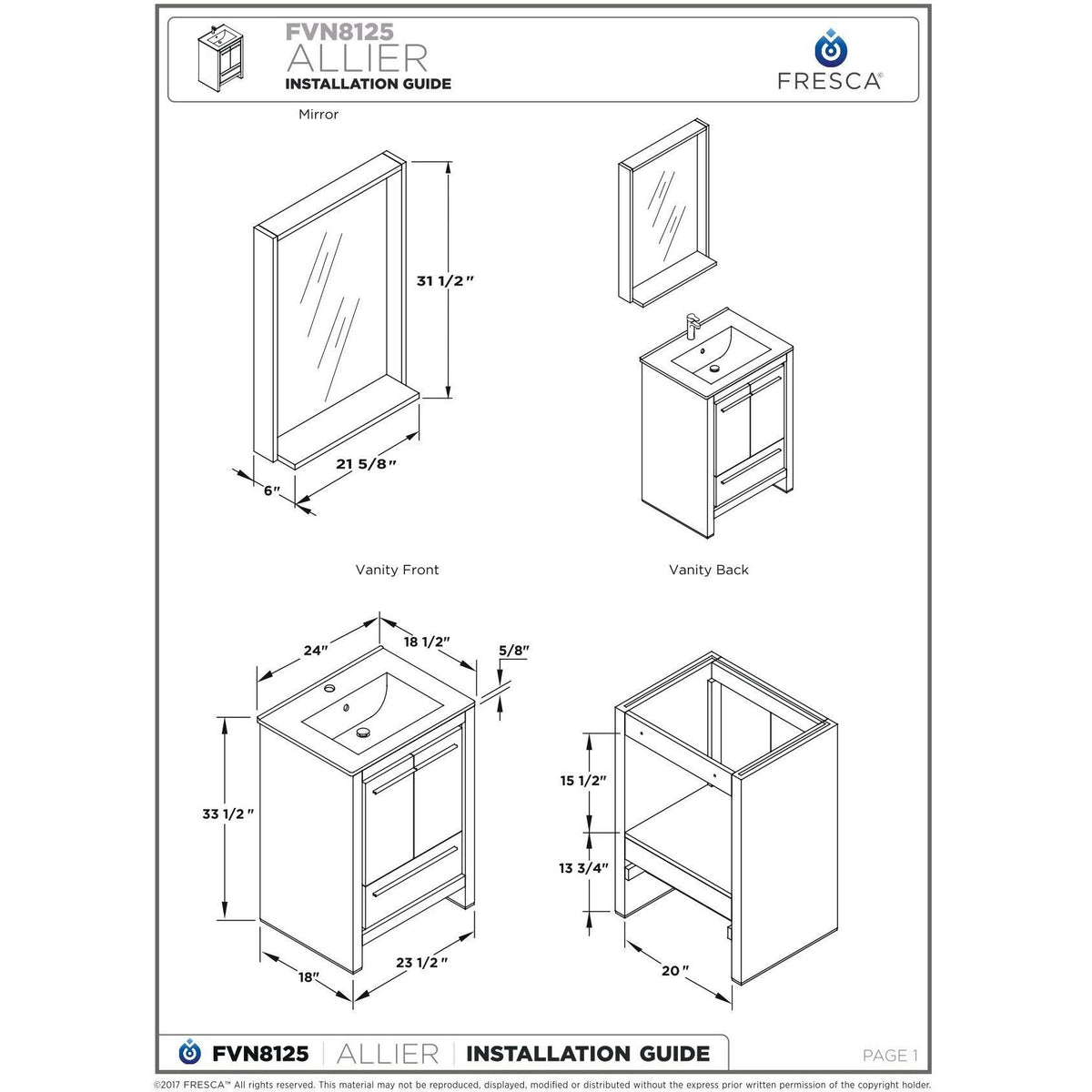 Wenge Brown Bathroom Cabinet M75601