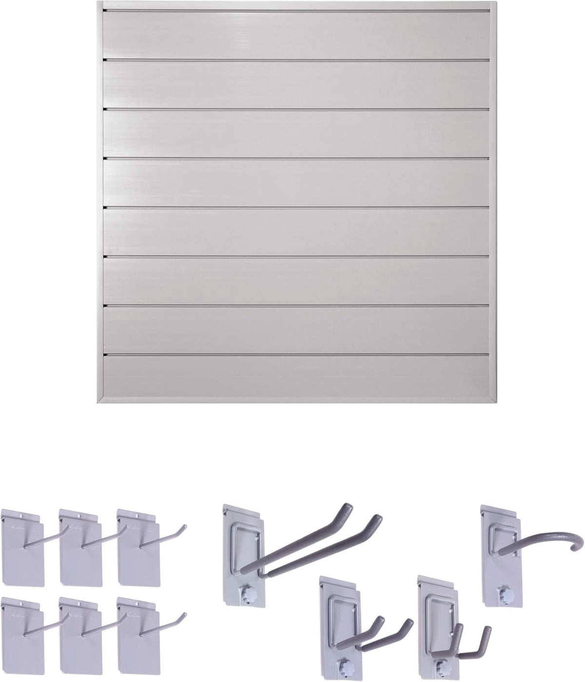 6" Starter Bundle (8x4 ft) with 10-Piece Locking Hook Kit (White) H423