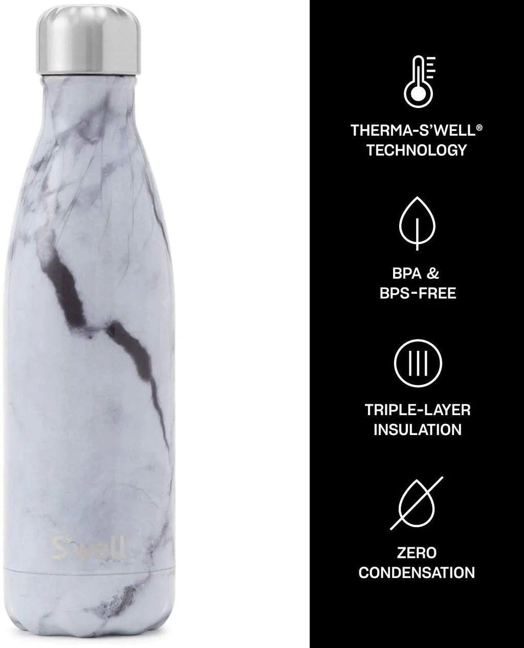 White Marble Bottle T365979