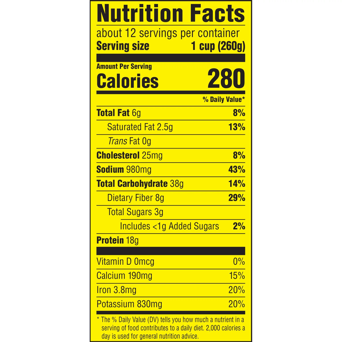 Chili Con Carne With Beans and Cheese Family Size 106 oz K458443