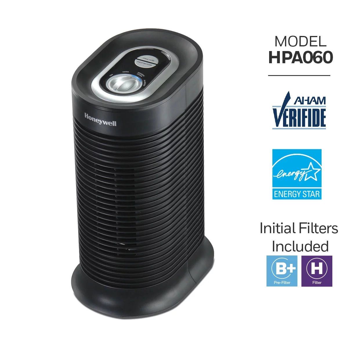 Air Purifier HEPA Filter 75 sq ft A736