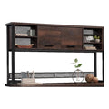 Engineered Wood and Metal Large Hutch in Barrel Oak T8452