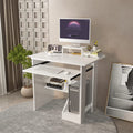 30 Inch Computer Desk with CPU Stand and Monitor Shelf Z2859
