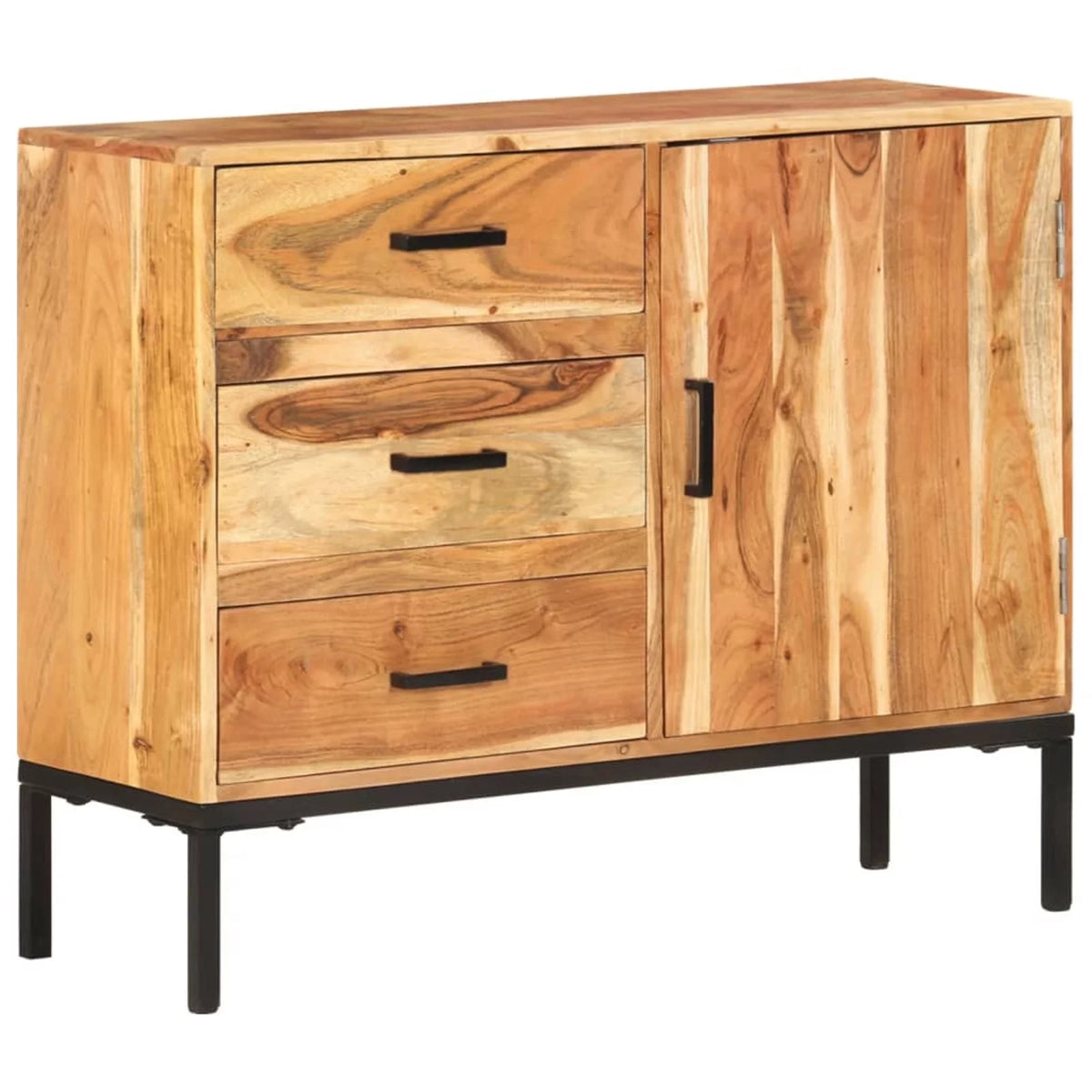 Solid Acacia Wood Sideboard J61975