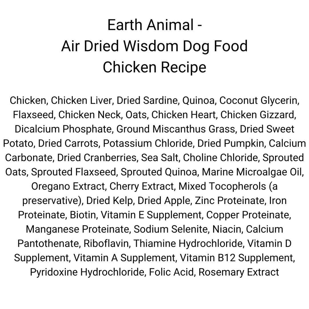Chicken Air Dried Dog Food L8638