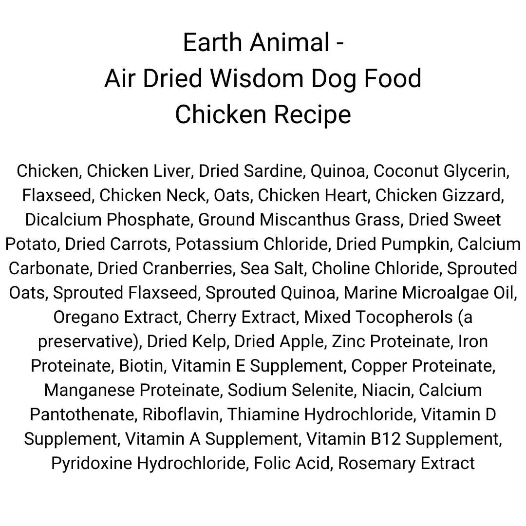 Chicken Air Dried Dog Food L8638