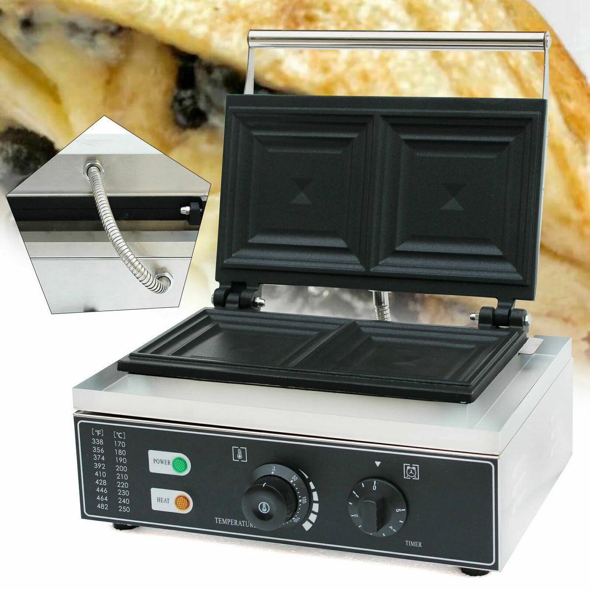 Commercial Sandwich Machine Adjustable Temperature O523