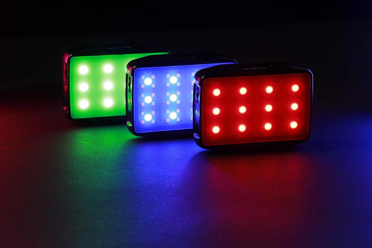 5W RGB Pocket On Camera Light with Color Temperature 2500-9000K E599369