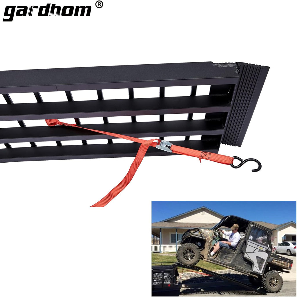 1500 lbs Capacity Portable Aluminum Folding Loading Ramp O4784