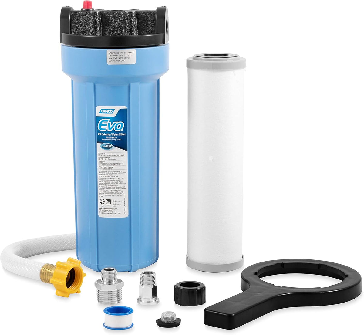 White RV & Marine Water Filter H3584