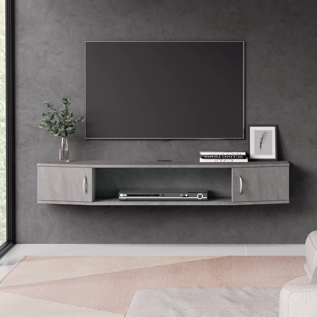 Gray Floating TV Stand U98763