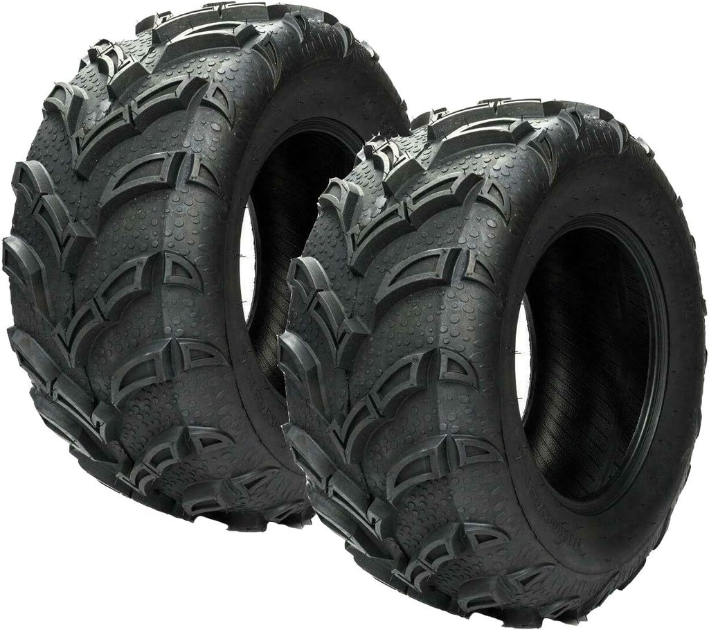 Set of 2 Tubeless All-Terrain Tires 25x10-12 6PR I109602