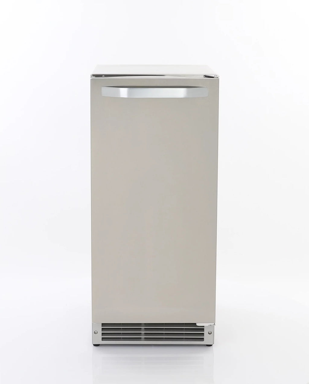 Shallow Depth Outdoor Built-In Undercounter Ice Maker, 15", 25 lbs, Stainless Steel M9539