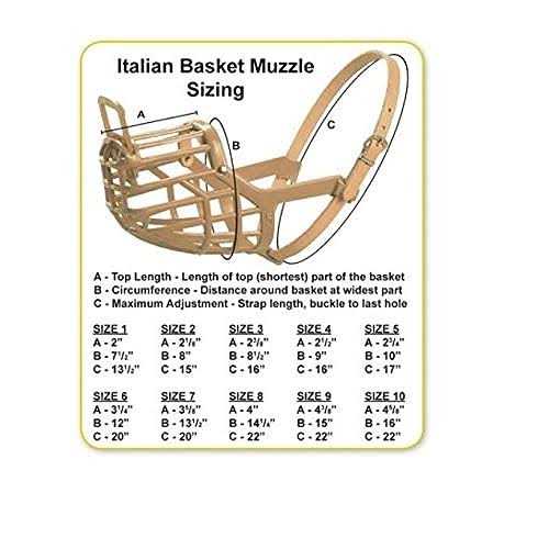 Italian Basket Dog Muzzle F13509