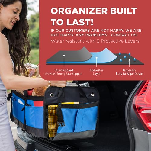 Truck Bed Organizer, Expandable Foldable Cargo Organizer X498