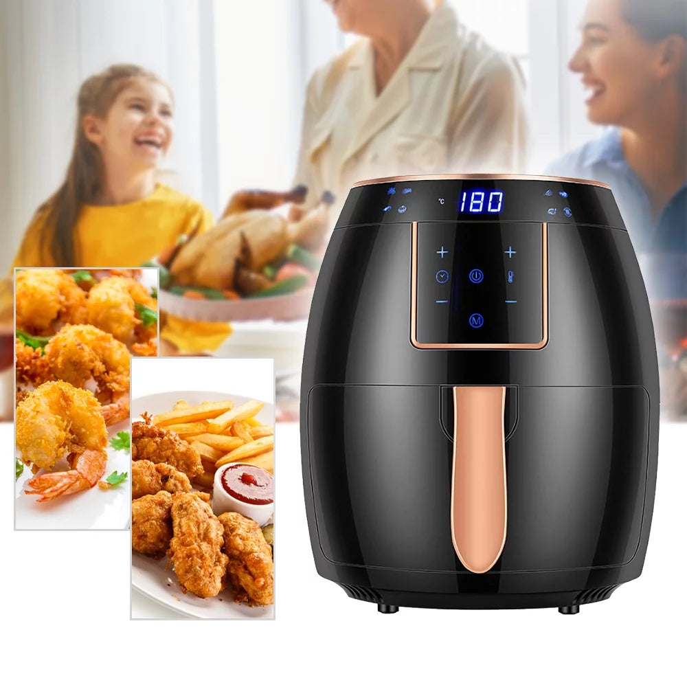 5.5L 1300W Electric Air Fryer with LCD Screen L425769