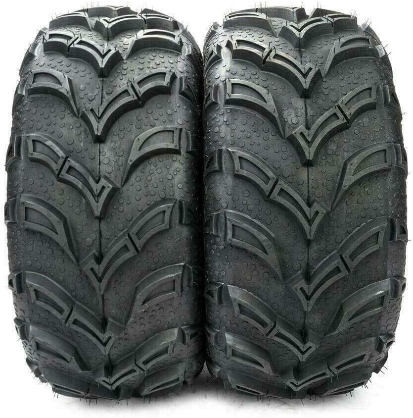 Set of 2 Tubeless All-Terrain Tires 25x10-12 6PR I109602